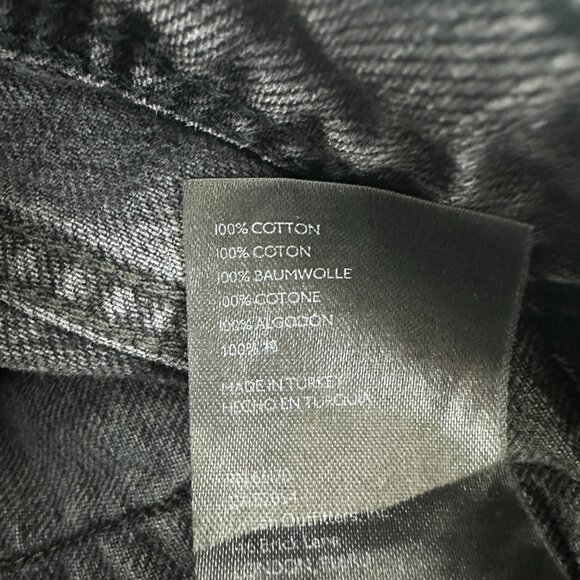 We The Free Button Fly Straight leg Women's size 28 Black Denim Jeans - Picture 4 of 5